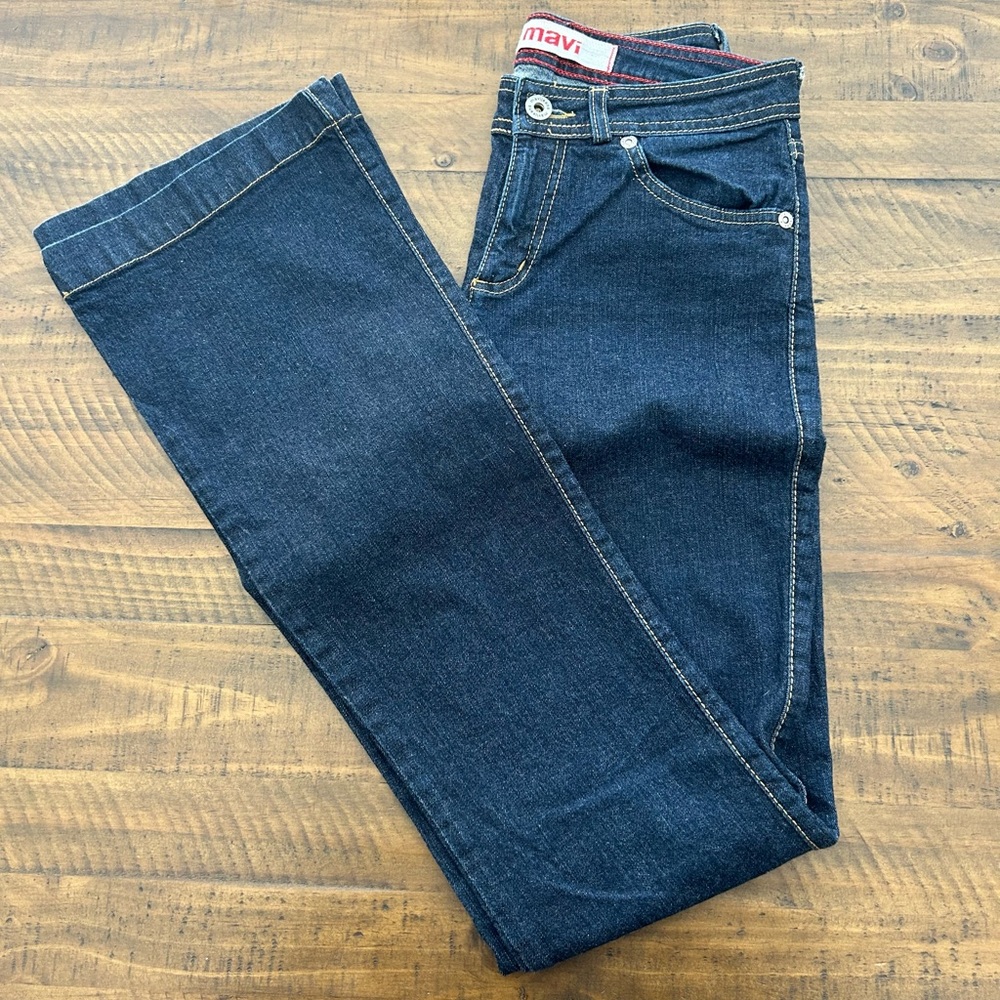 2000’s Low Rise Flared Dark Wash Mavi Jeans Womens Size 26